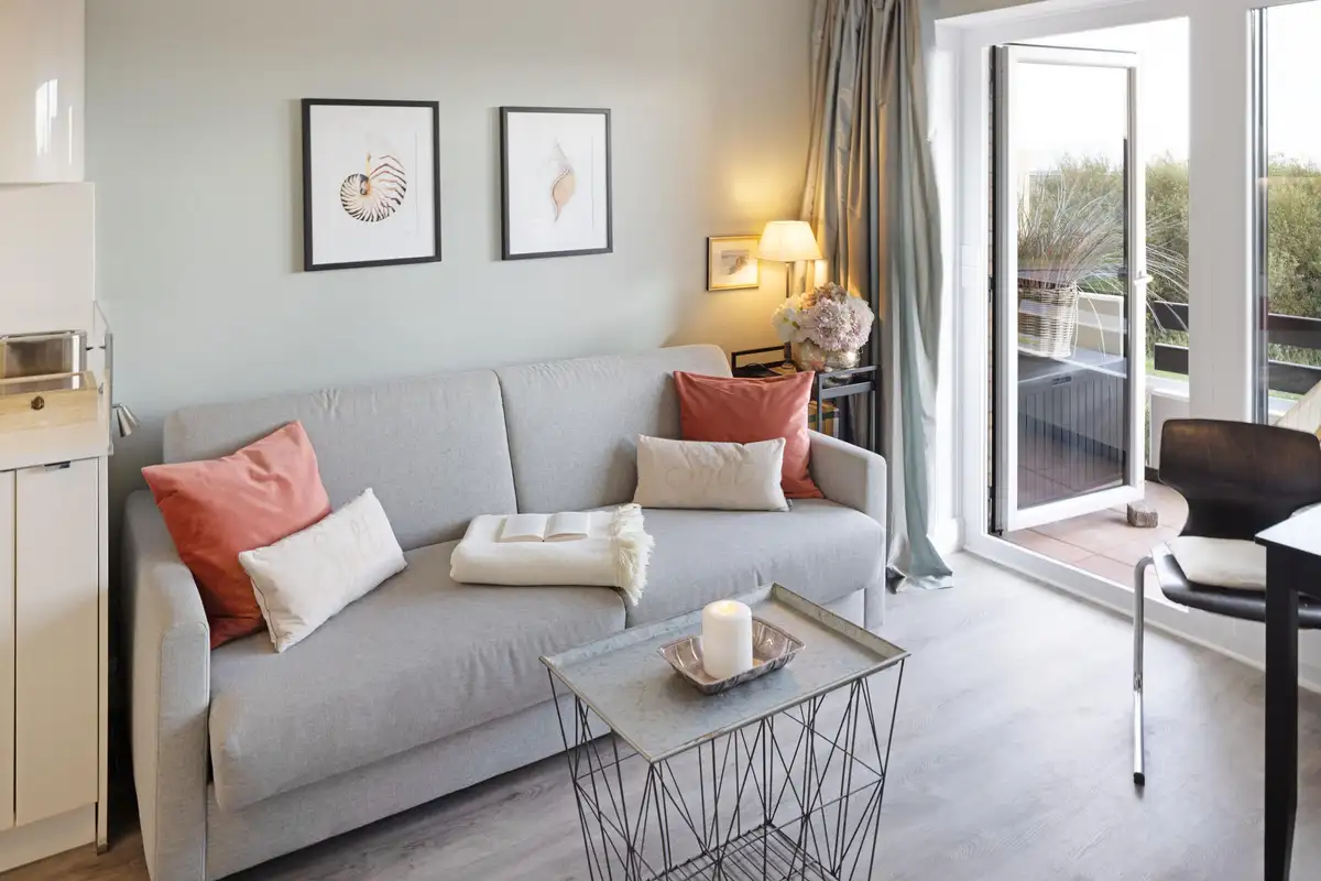 Ferienwohnung Sylt List Haus Lister Fenne Wohnzimmer