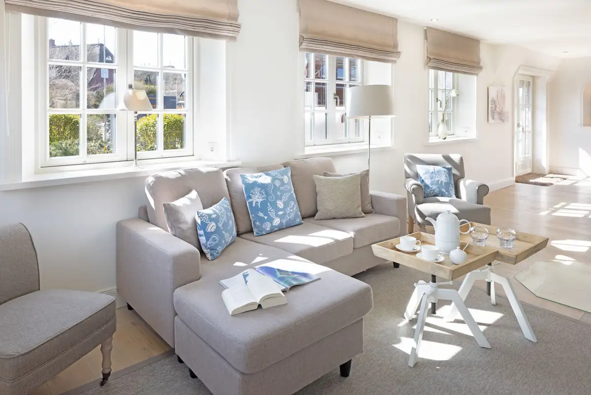 Ferienwohnung Sylt List Haus Lister Huis Wohnzimmer