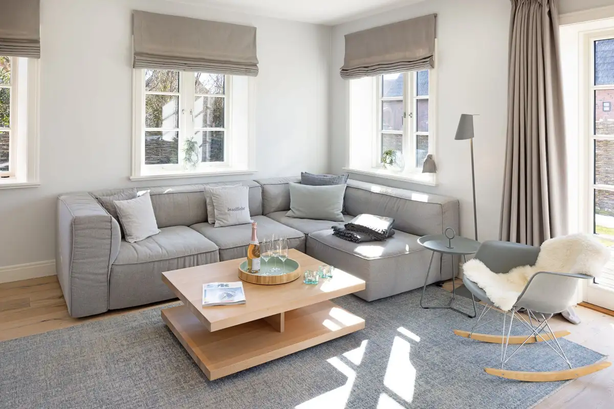 Ferienwohnung Sylt List Haus Nordic Breeze Wohnzimmer