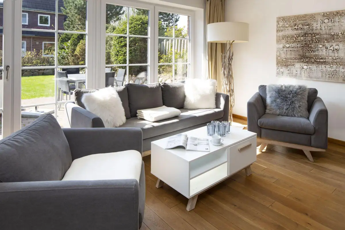 Ferienwohnung Sylt List Haus Nordlicht Wohnzimmer