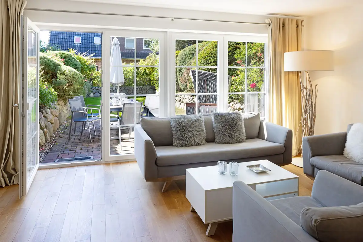 Ferienwohnung Sylt List Haus Nordlicht Wohnzimmer