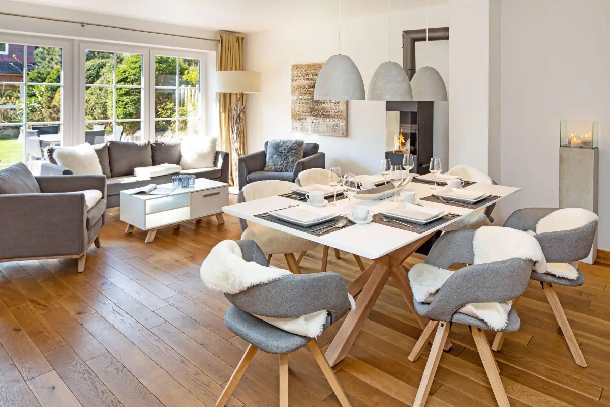 Ferienwohnung Sylt List Haus Nordlicht Wohnzimmer