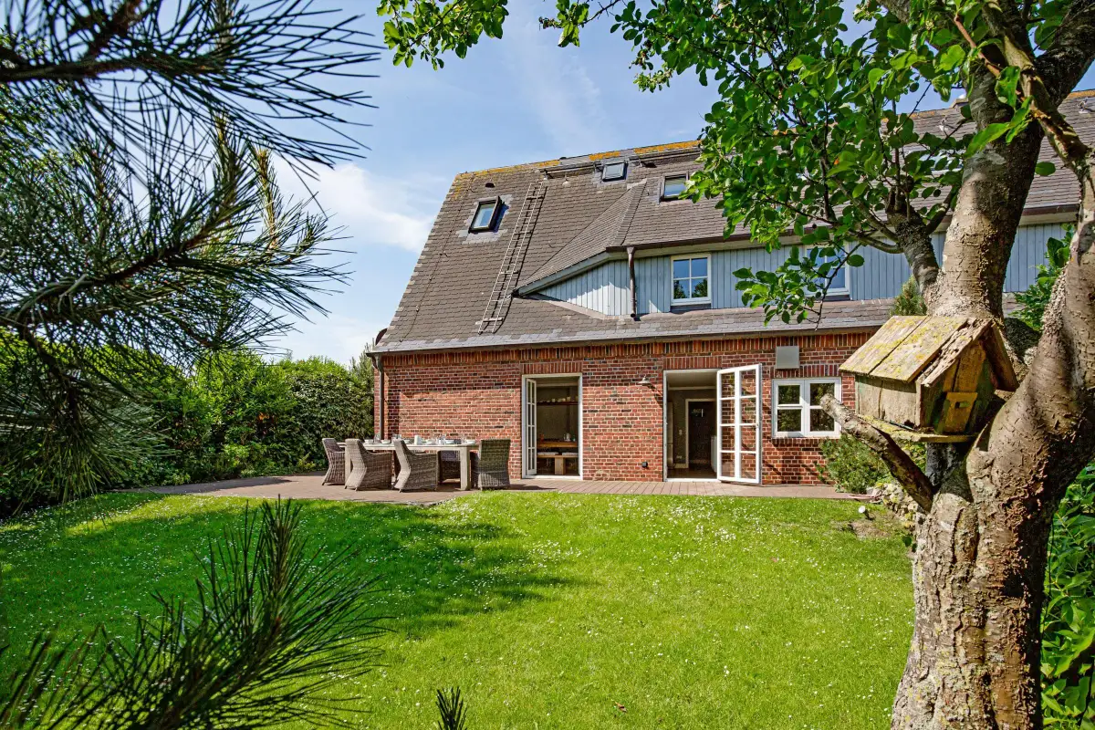 Ferienwohnung Sylt List Haus Nordstern Garten