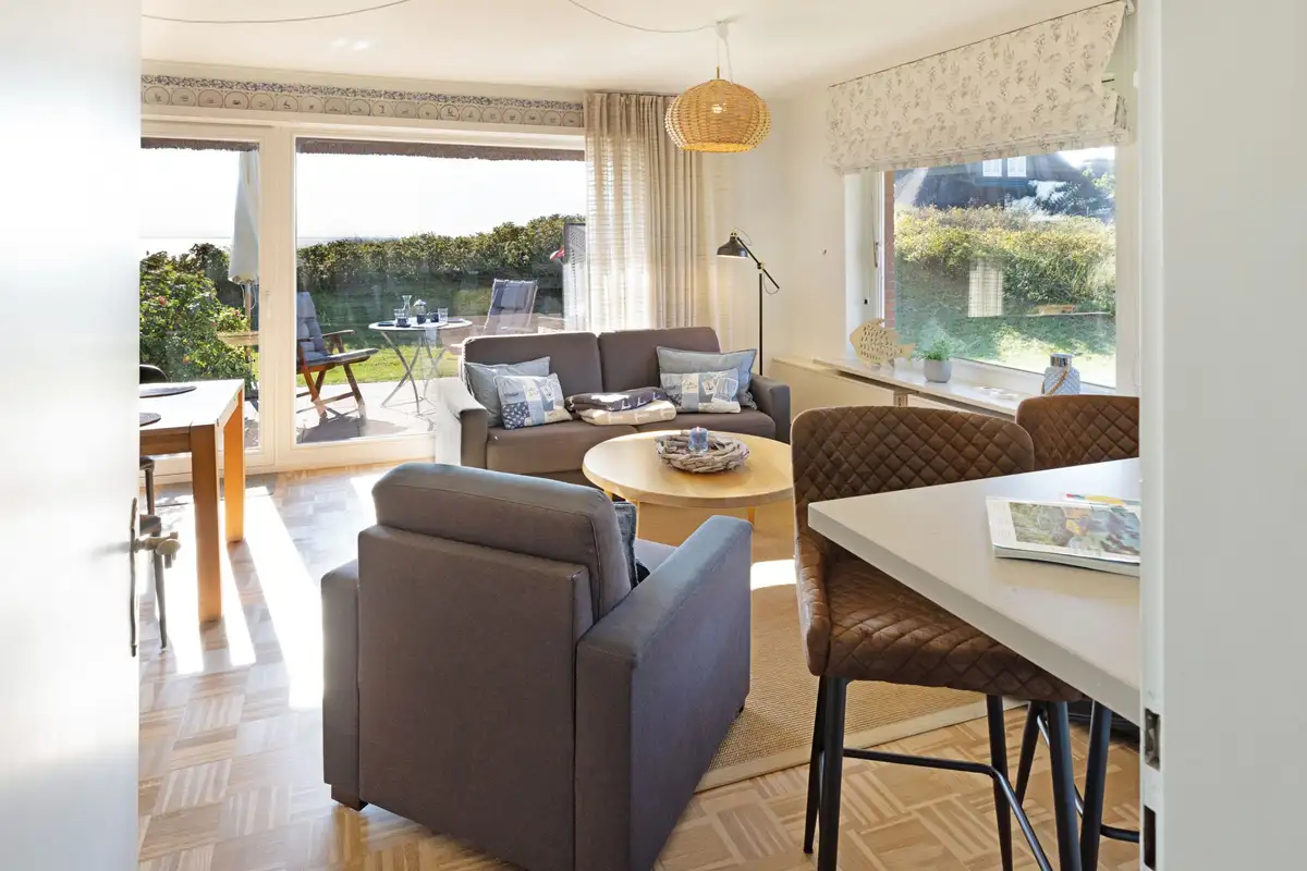 Ferienwohnung Sylt List Haus Offshore Wohnzimmer