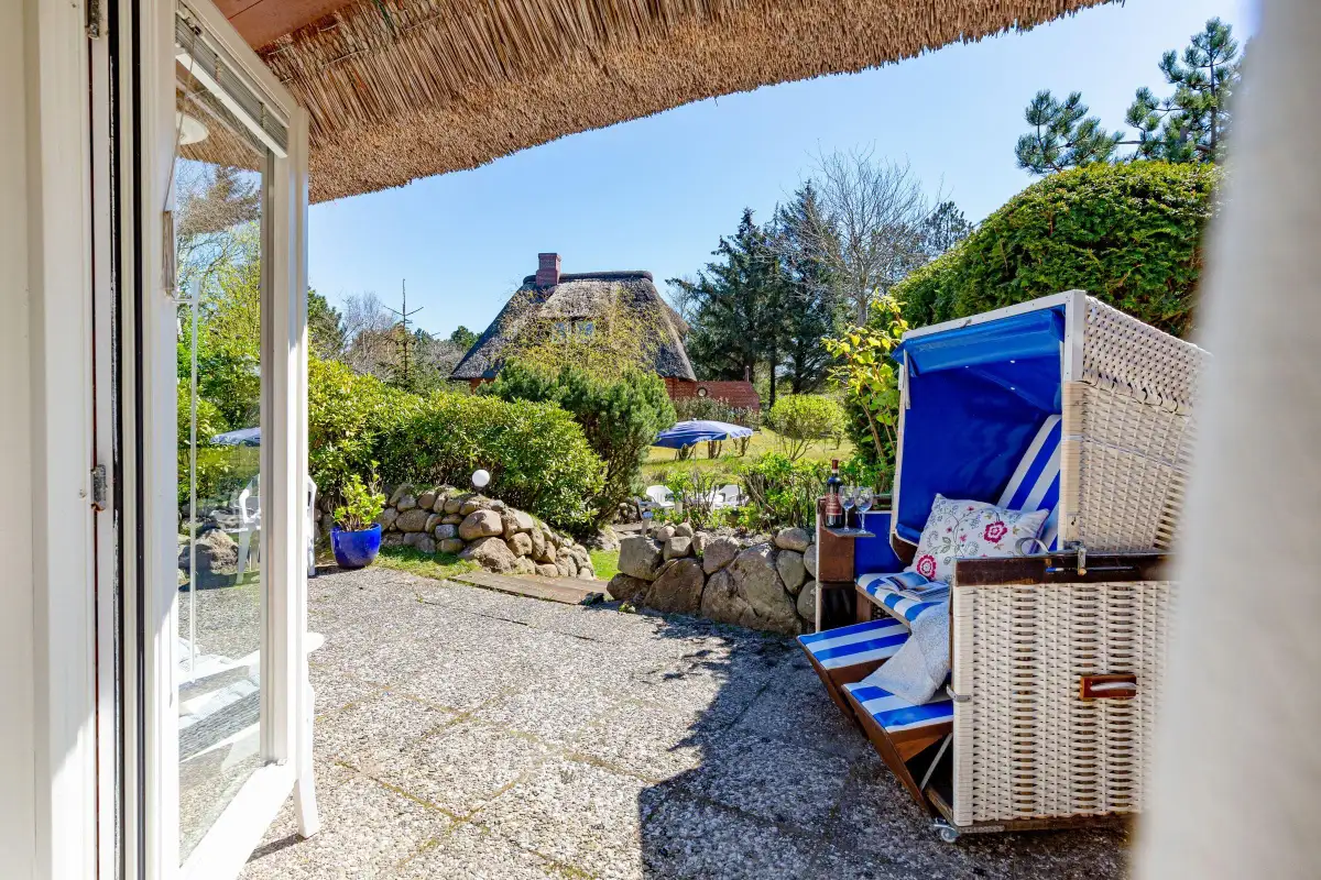 Ferienwohnung Sylt List Haus Perle Am Watt Terrasse
