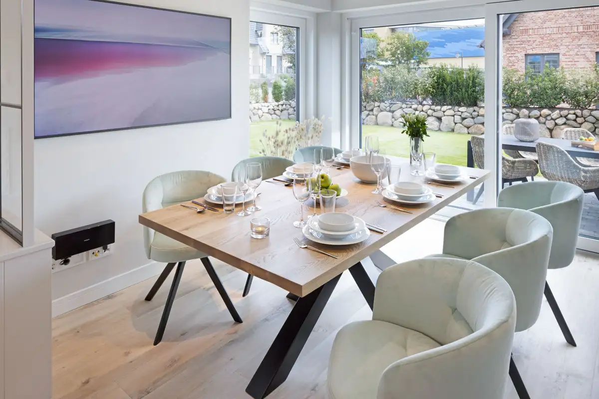 Ferienwohnung Sylt List Haus Strand 48 Esstisch