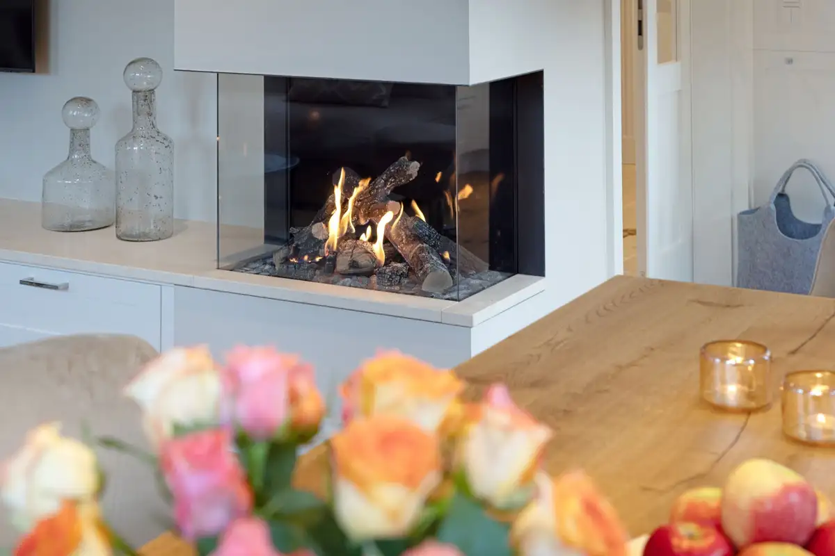 Ferienwohnung Sylt List Haus Strandhafer Kamin