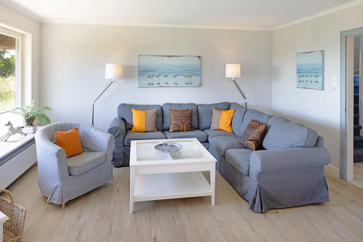 Ferienwohnung Sylt List Haus Strandhaus Wohnzimmer