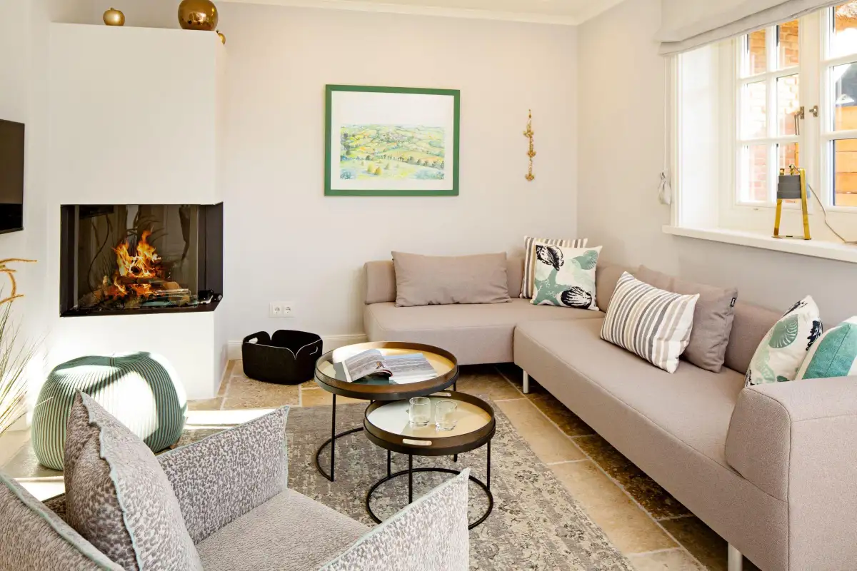 Ferienwohnung Sylt List Haus Sunset Wohnzimmer