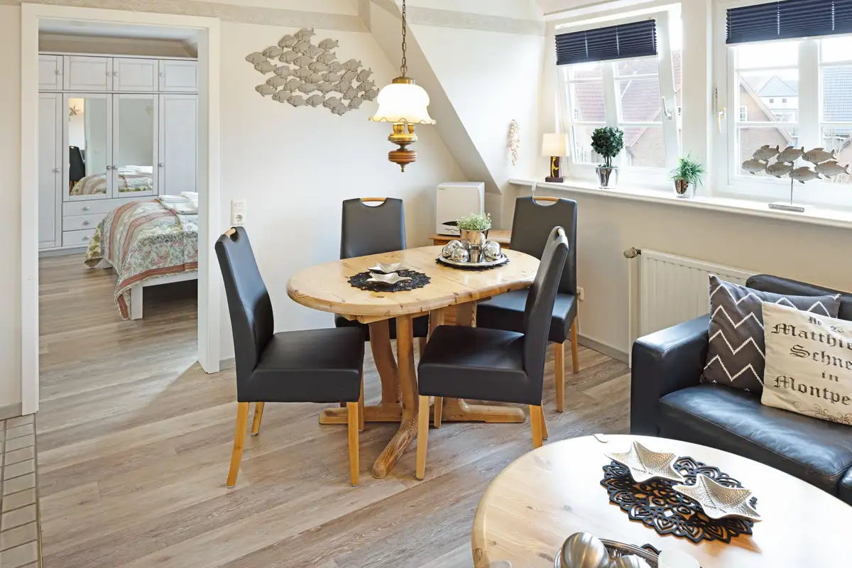 Ferienwohnung Sylt List Haus Sylti App. 3 Esstisch