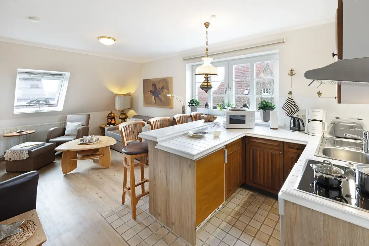 Ferienwohnung Sylt List Haus Sylti App. 4 Küche