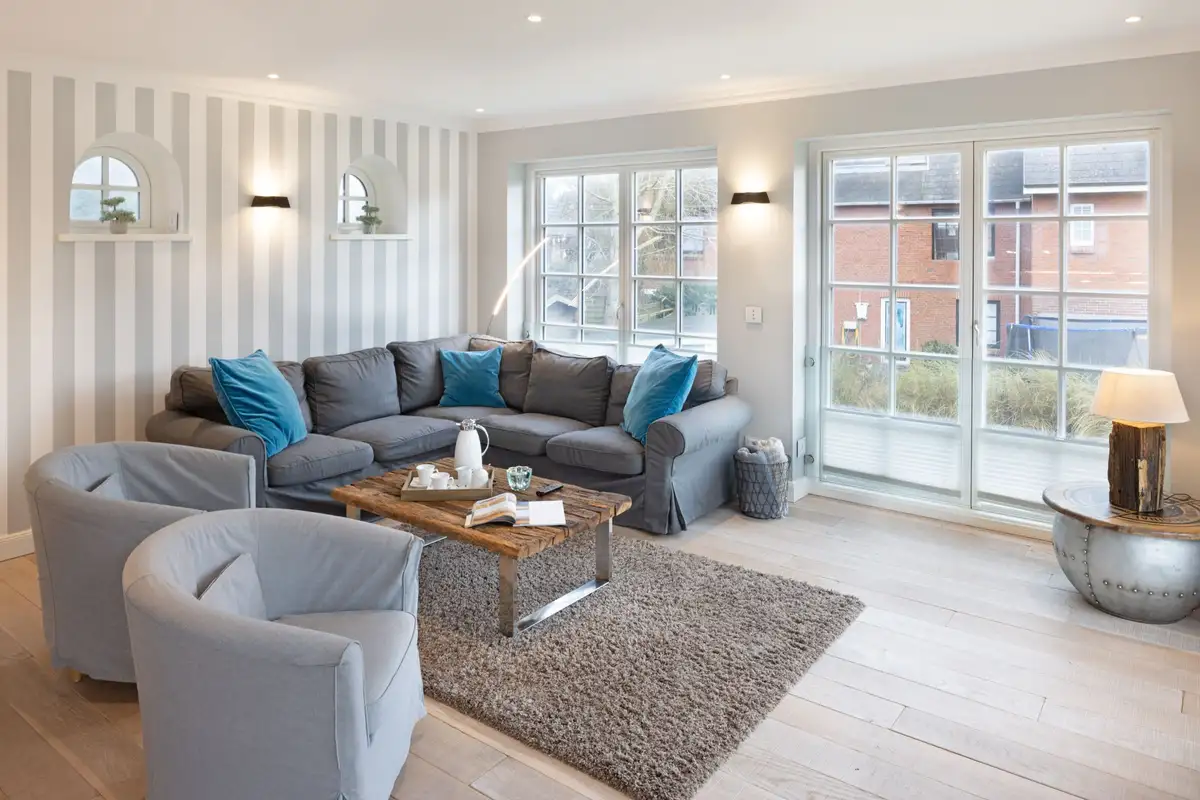 Ferienwohnung Sylt List Haus Syltresidenz Wohnzimmer
