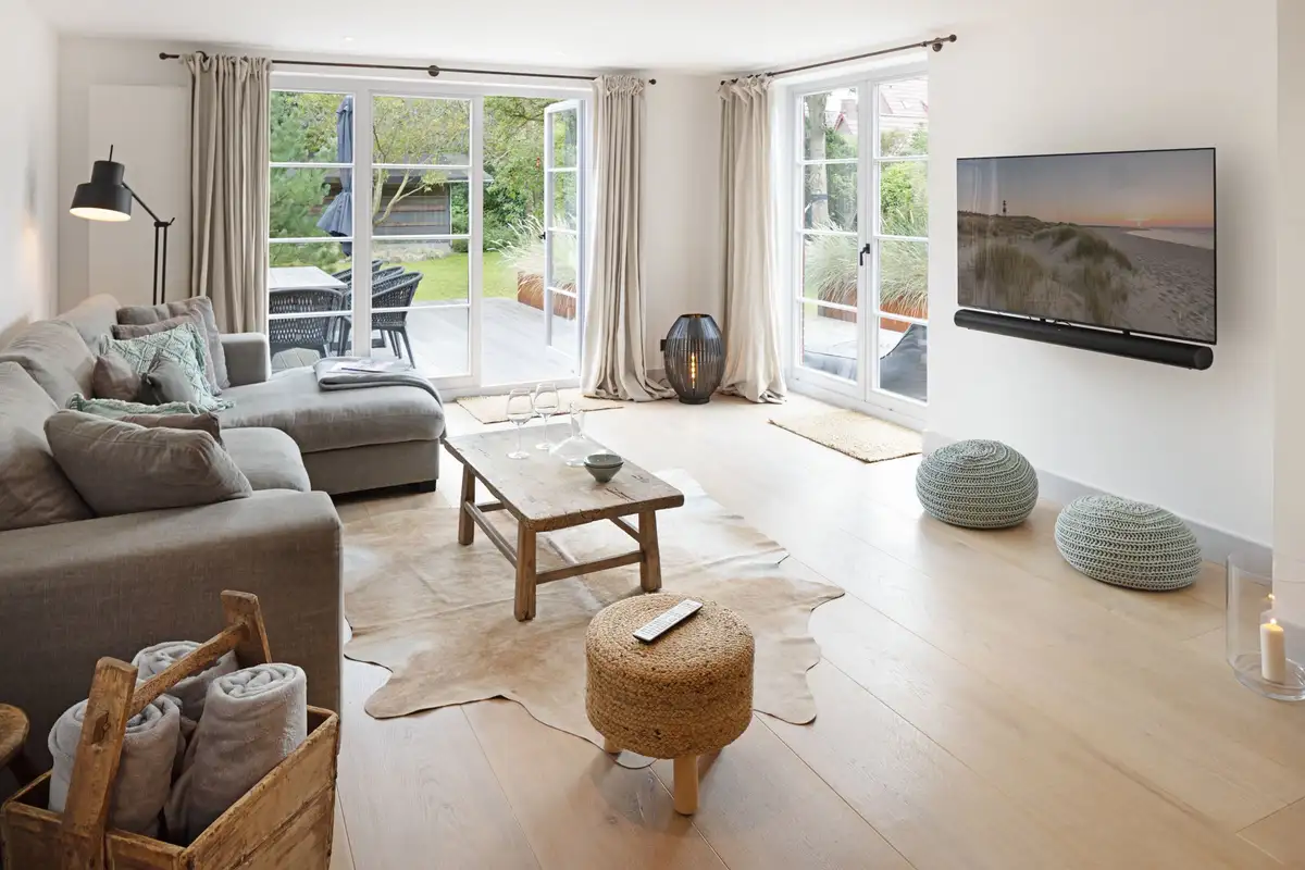 Ferienwohnung Sylt List Haus The Strand Wohnzimmer