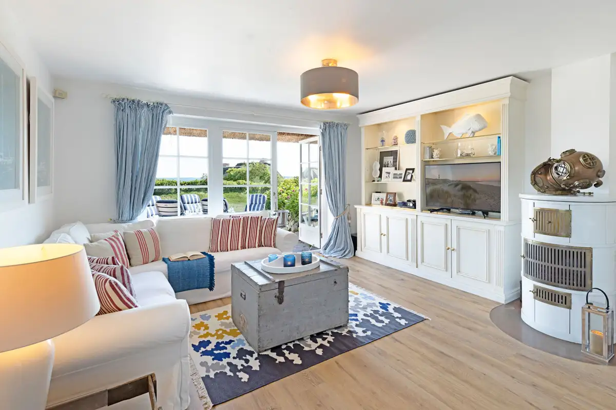 Ferienwohnung Sylt List Haus Urlaubsglück Wohnzimmer