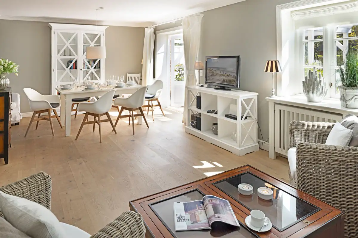 Ferienwohnung Sylt List Haus Wattläufer Wohnzimmer