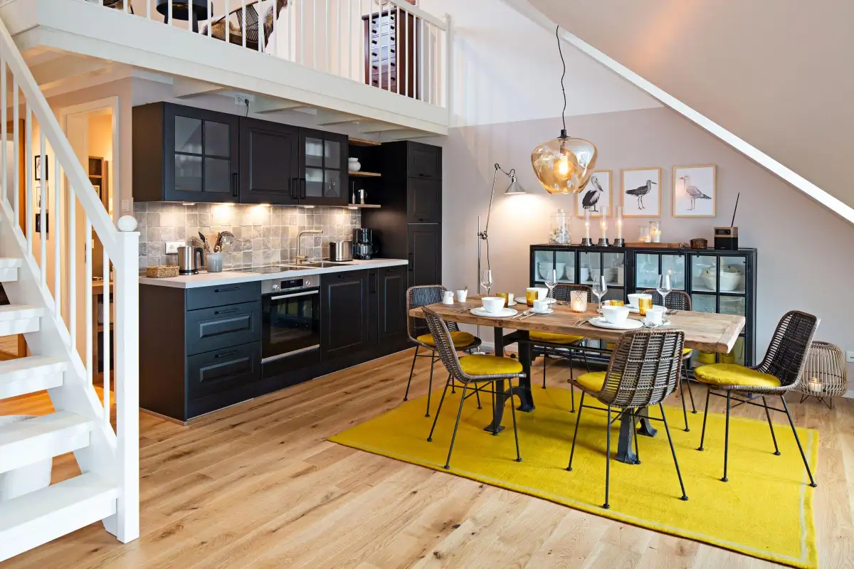 Ferienwohnung Sylt List Haven Fan Frede Küche