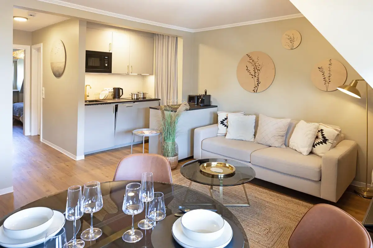 Ferienwohnung Sylt List Hideaway Wohnzimmer