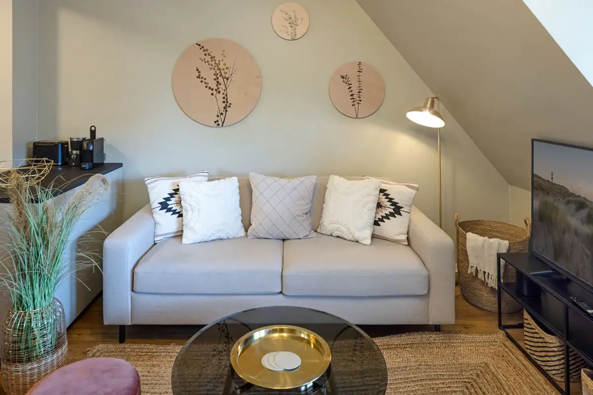Ferienwohnung Sylt List Hideaway Wohnzimmer