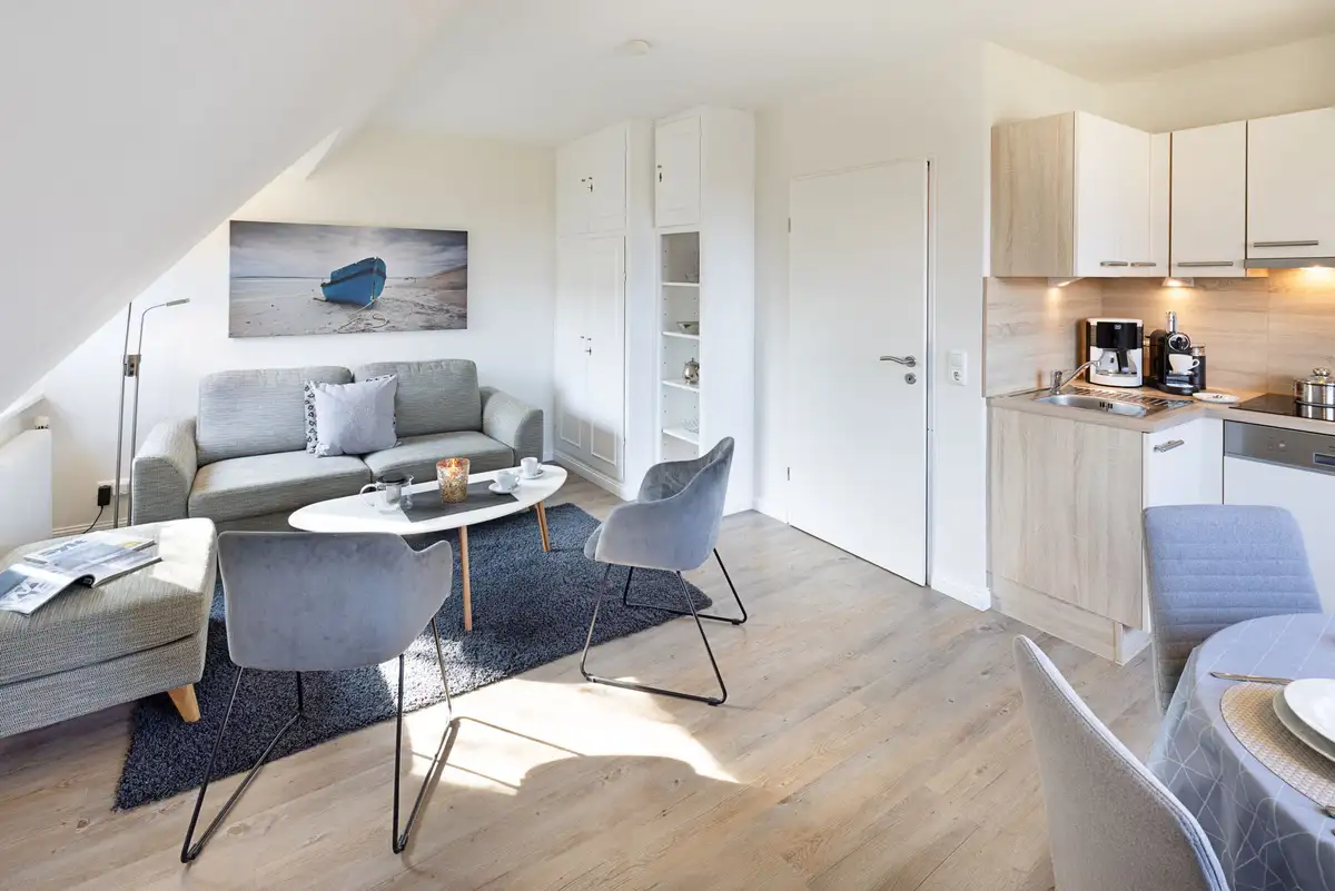 Ferienwohnung Sylt List Hoyring Wohnzimmer