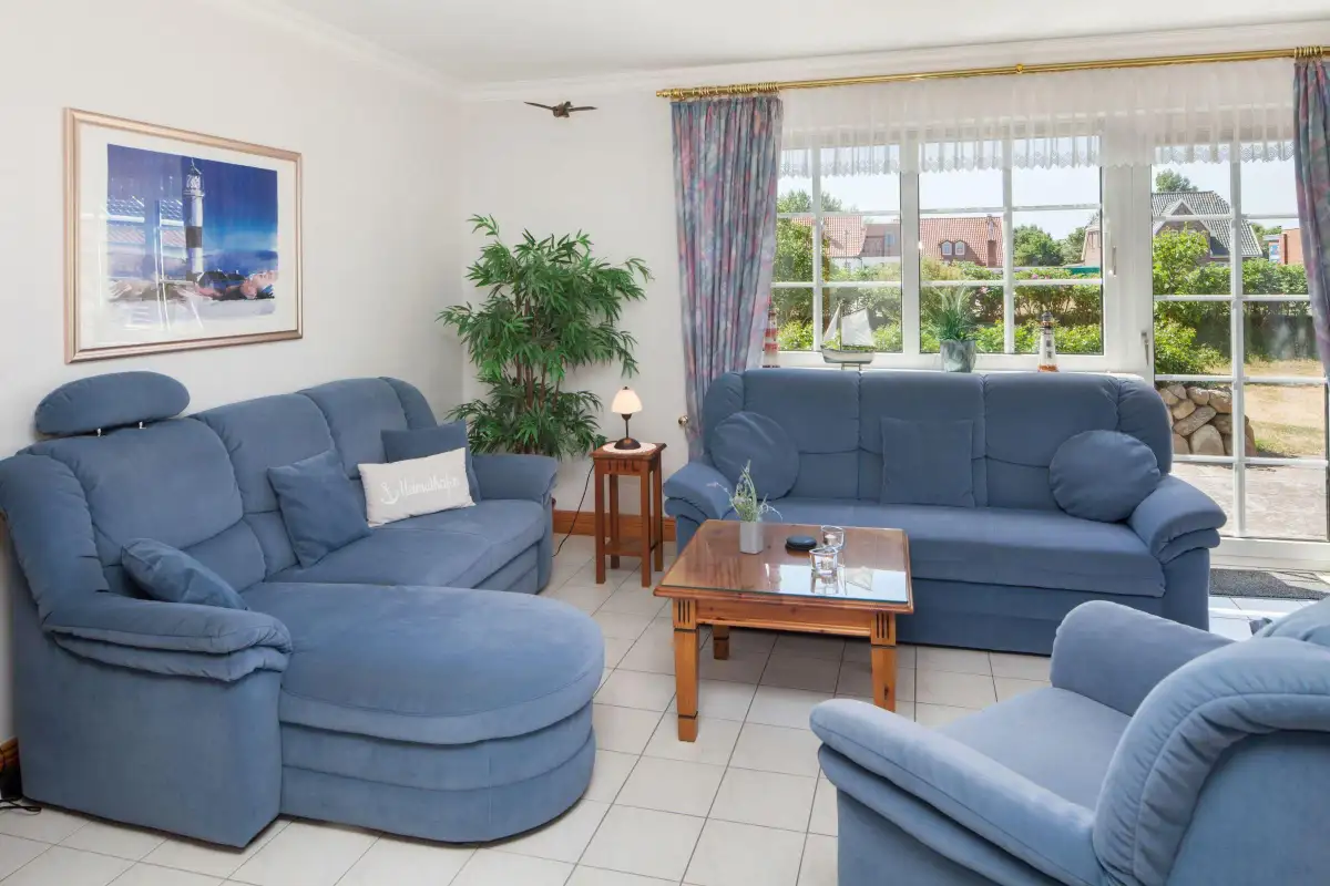 Ferienwohnung Sylt List Jordsand Wohnzimmer