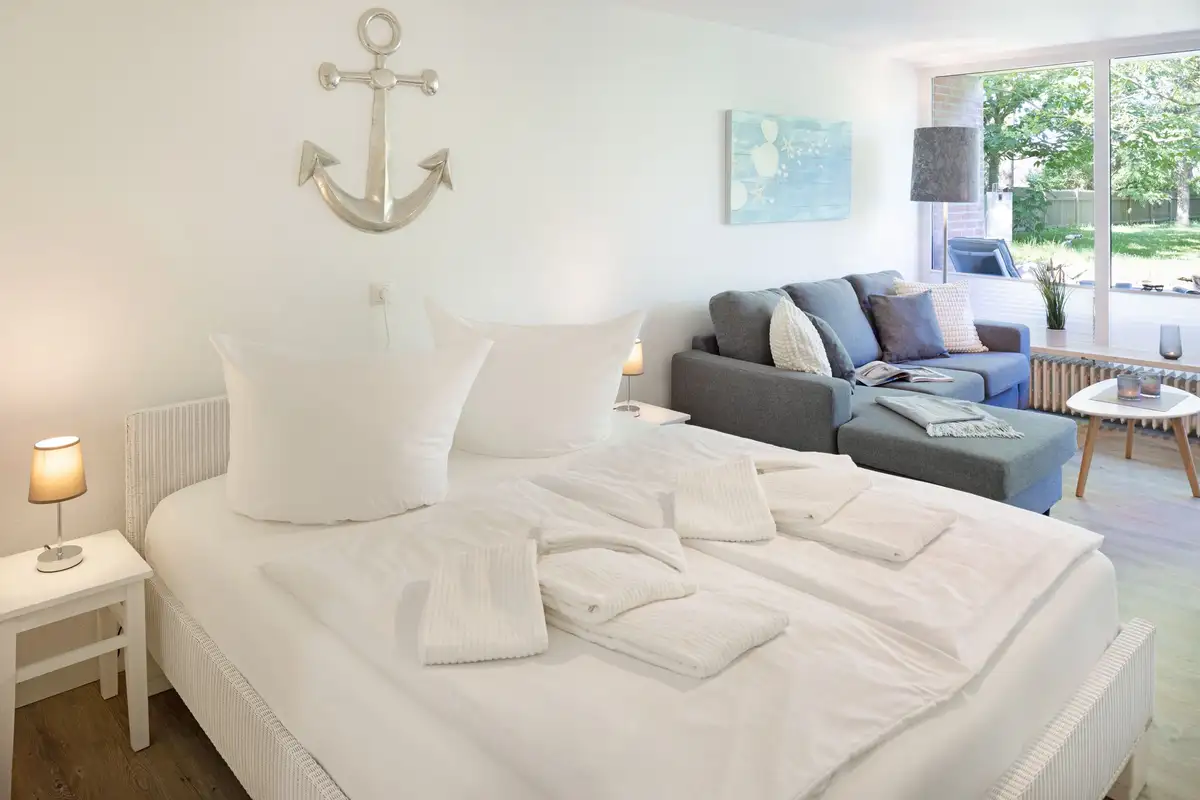 Ferienwohnung Sylt List Klopfer Bett