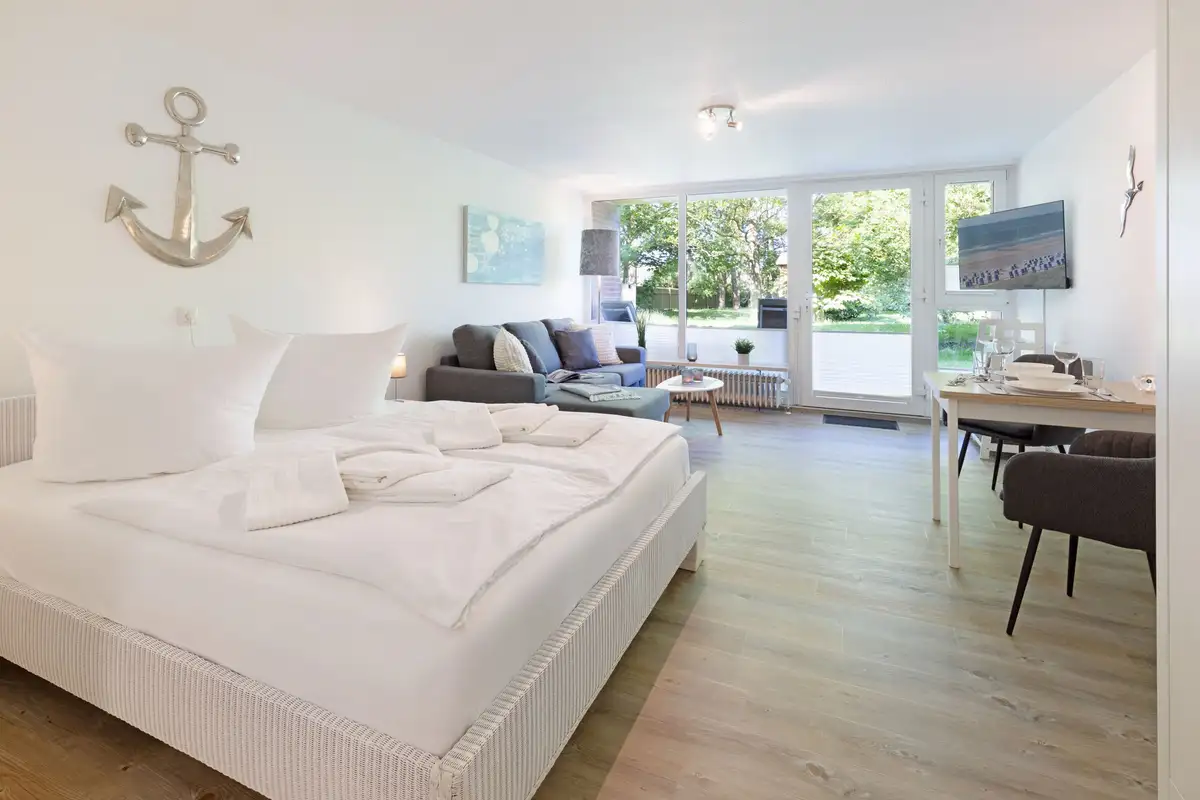 Ferienwohnung Sylt List Klopfer Wohnzimmer