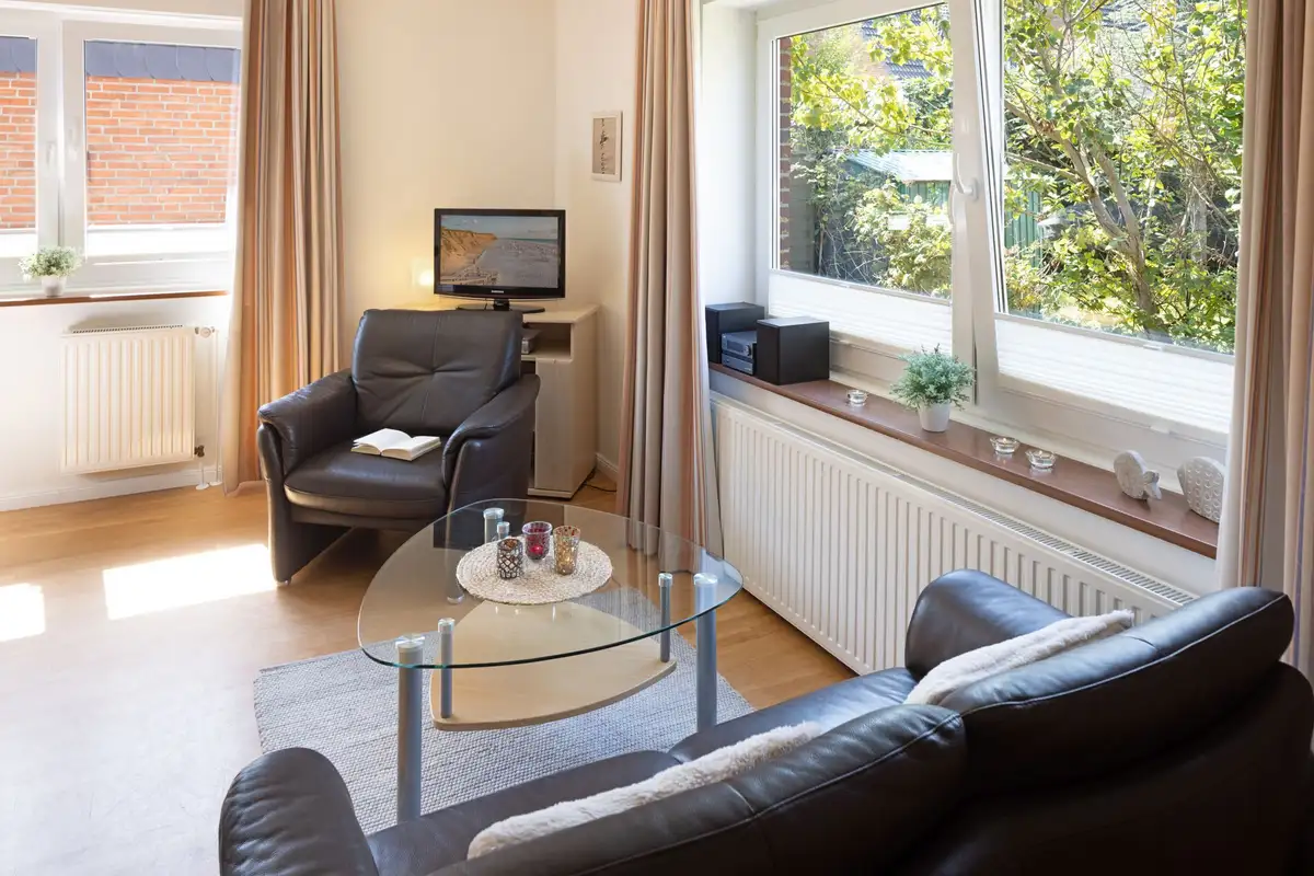 Ferienwohnung Sylt List Koje Wohnzimmer