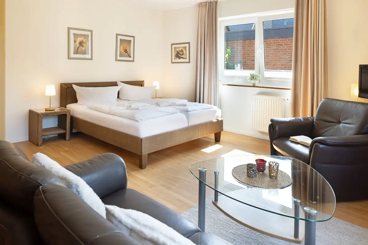 Ferienwohnung Sylt List Koje Wohnzimmer