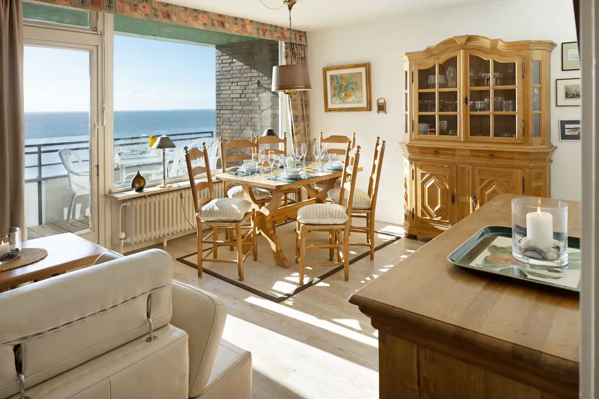 Ferienwohnung Sylt List Kroatzbärchen Wohnzimmer