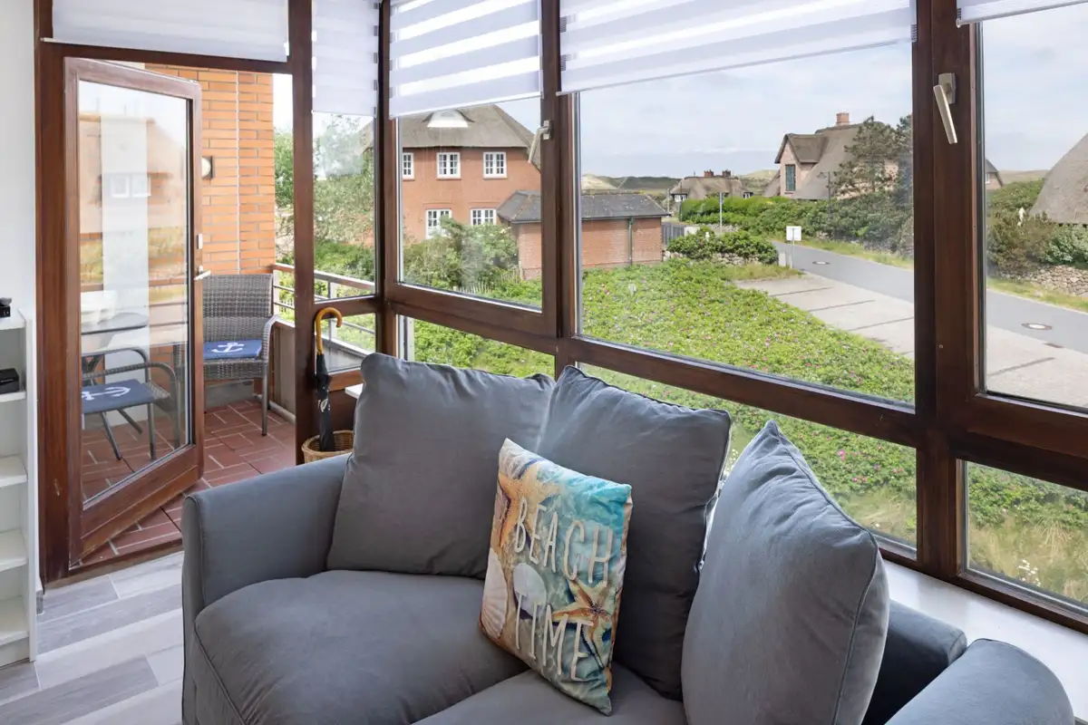 Ferienwohnung Sylt List Kuschelnest Wohnzimmer