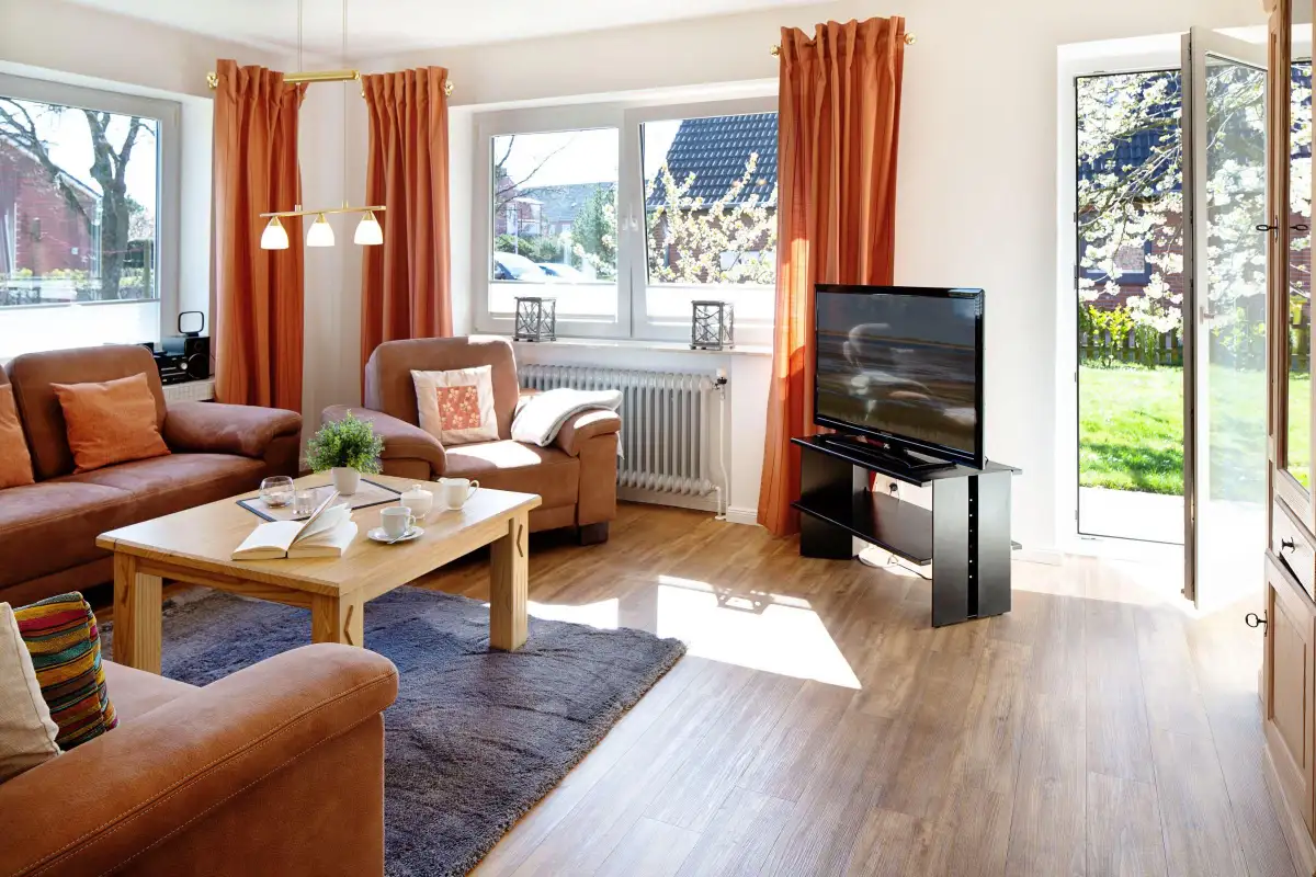 Ferienwohnung Sylt List Küstenliebe Wohnzimmer