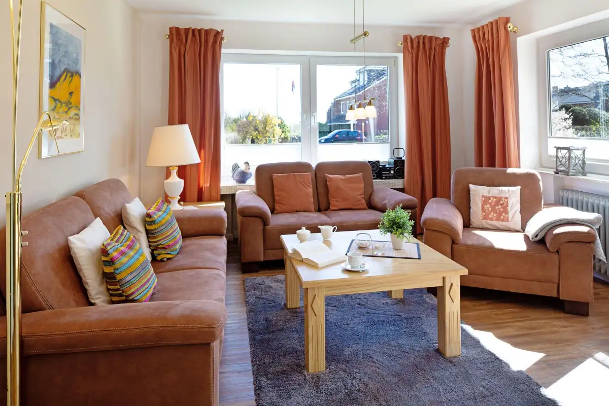 Ferienwohnung Sylt List Küstenliebe Wohnzimmer