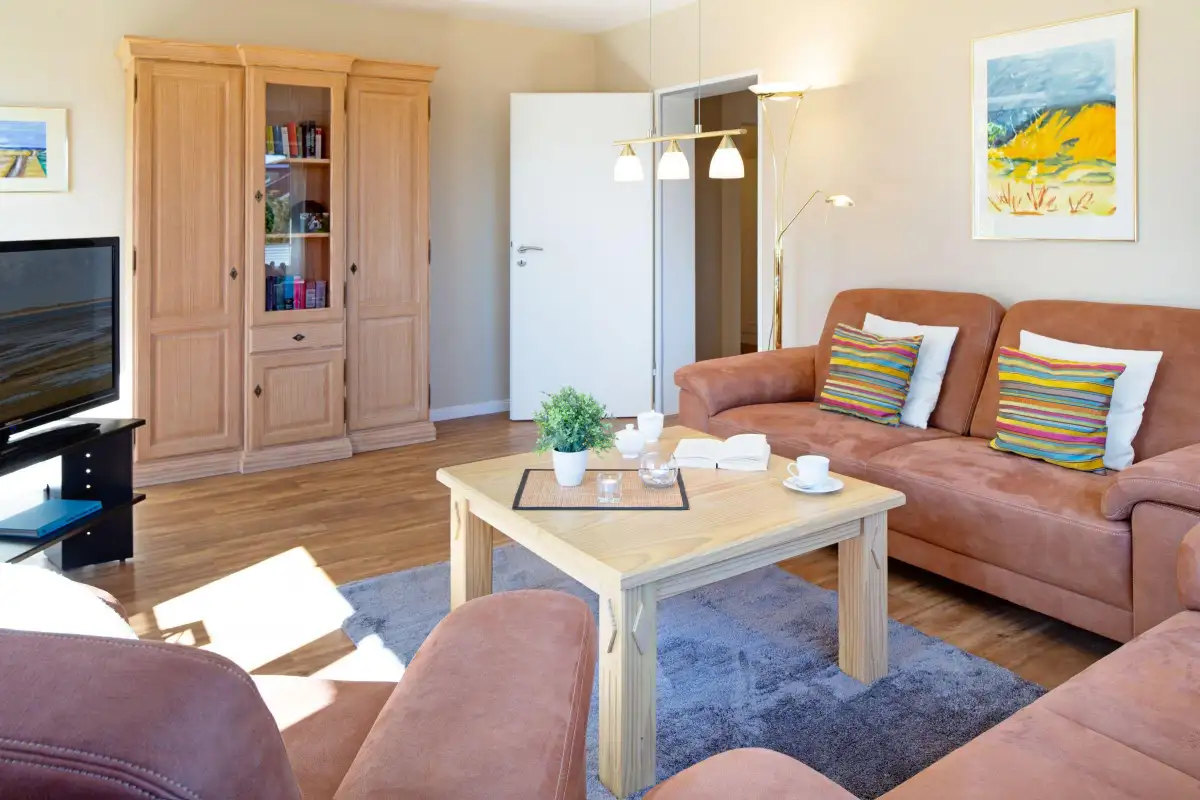 Ferienwohnung Sylt List Küstenliebe Wohnzimmer