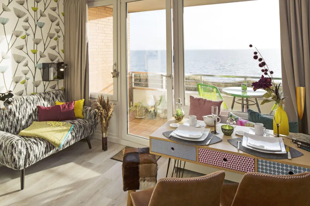 Ferienwohnung Sylt List Lieblingsblick Wohnzimmer