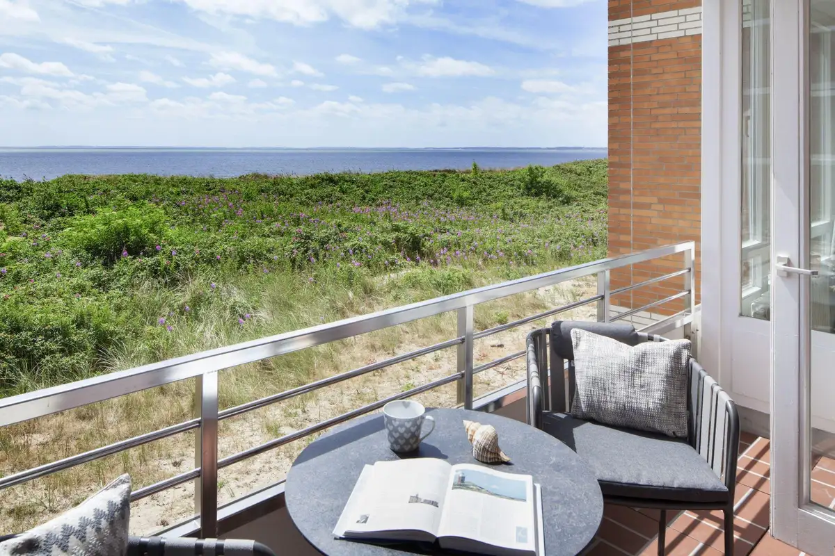 Ferienwohnung Sylt List Lieblingsplatz Balkon