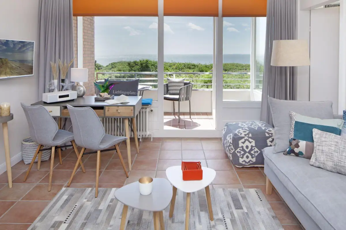Ferienwohnung Sylt List Lieblingsplatz Wohnzimmer