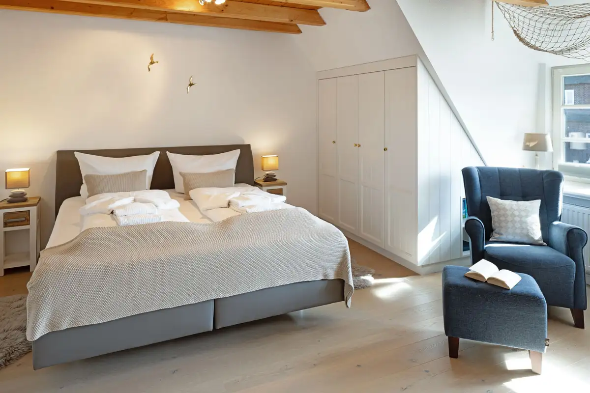 Ferienwohnung Sylt List Lili Schlafzimmer