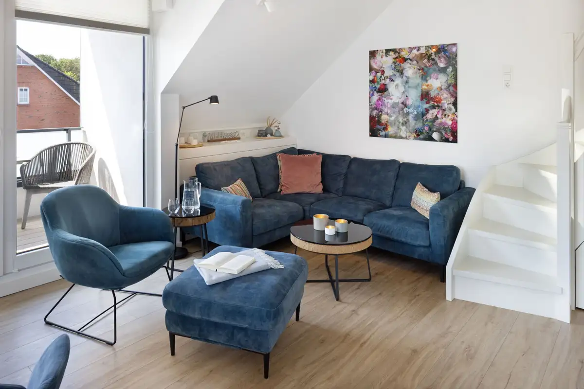 Ferienwohnung Sylt List Nordmeer Wohnzimmer