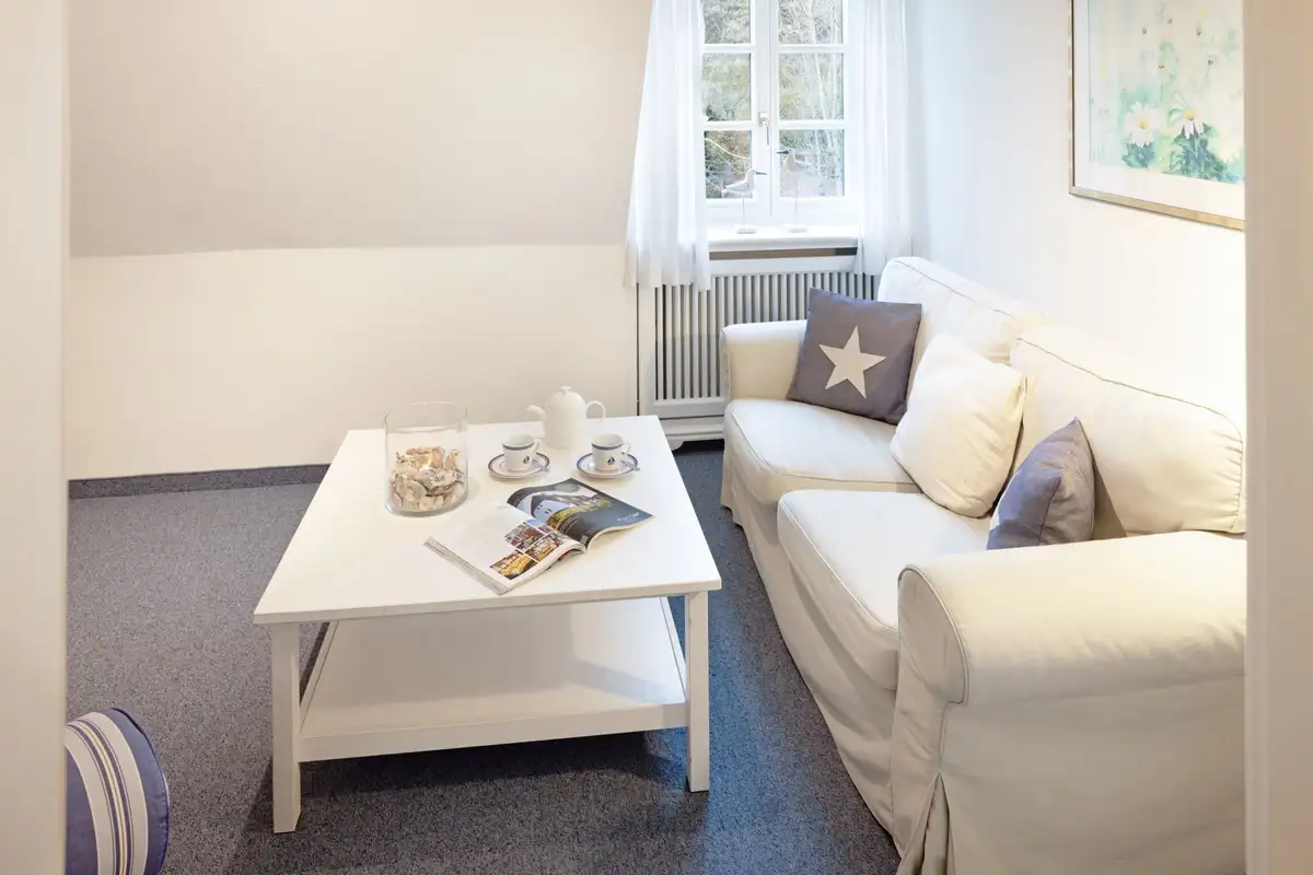 Ferienwohnung Sylt List Muschelsucher Wohnzimmer