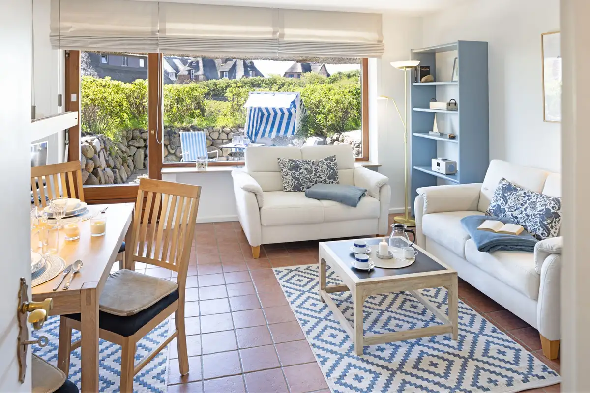 Ferienwohnung Sylt List Nepomuk Wohnzimmer