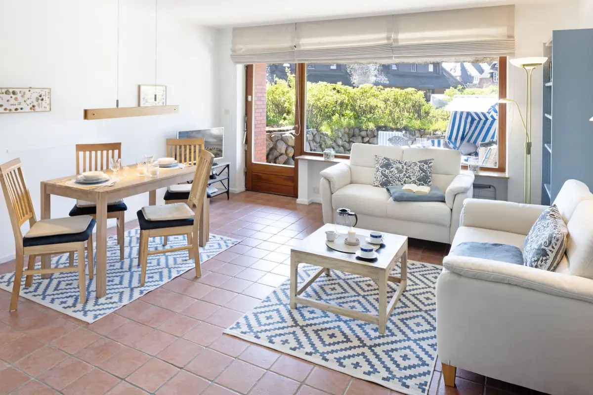 Ferienwohnung Sylt List Nepomuk Wohnzimmer