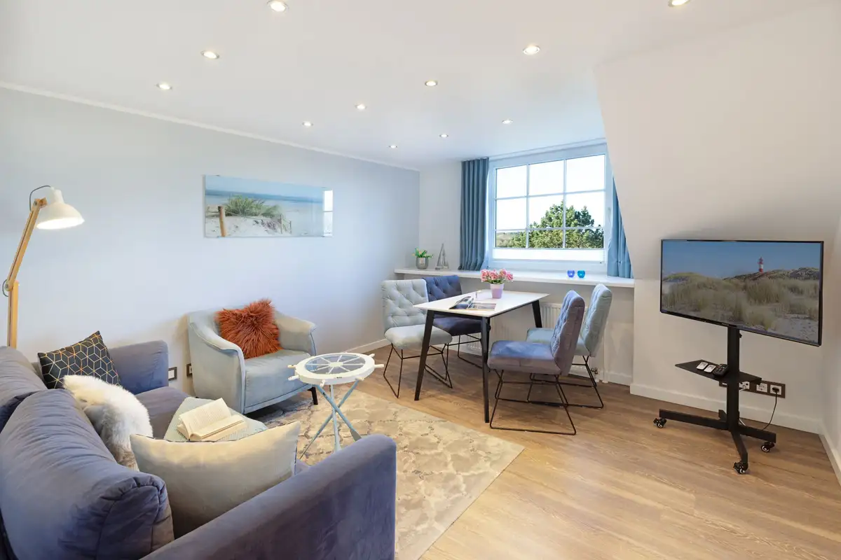 Ferienwohnung Sylt List Ocean View Wohnzimmer