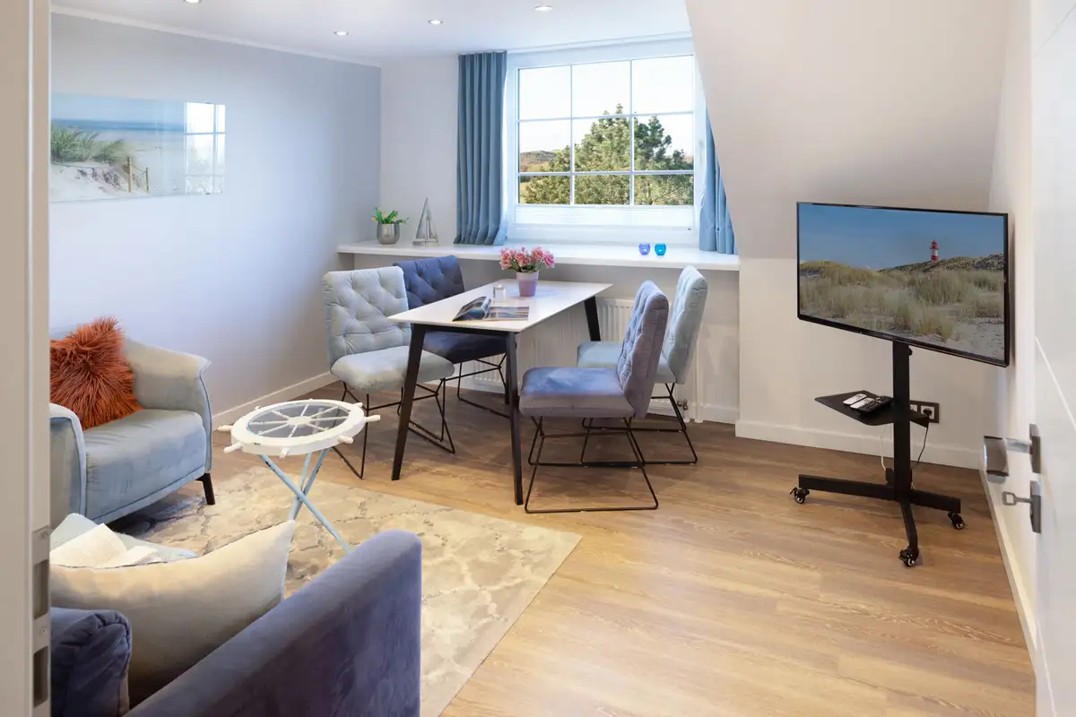 Ferienwohnung Sylt List Ocean View Wohnzimmer