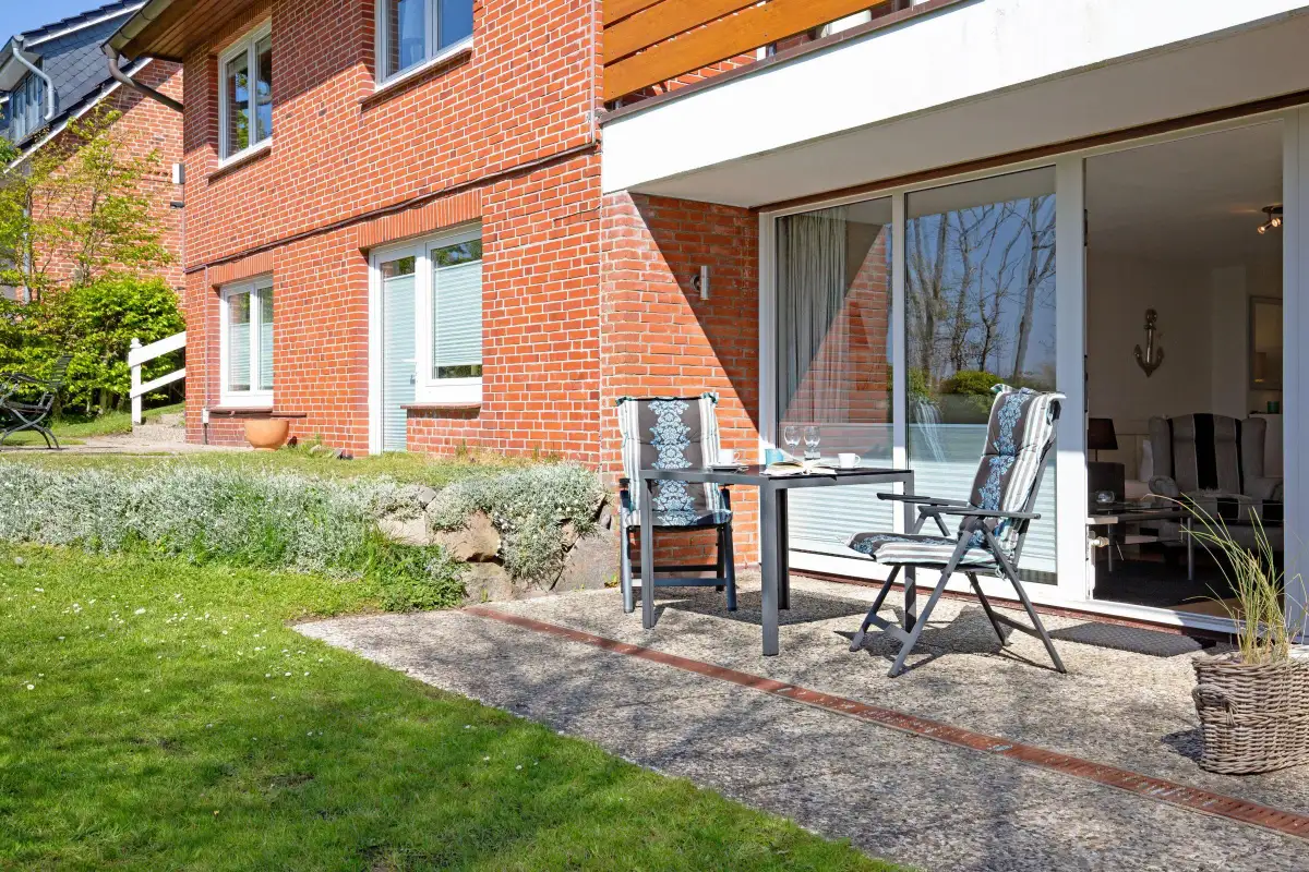 Ferienwohnung Sylt List Solskin Terrasse