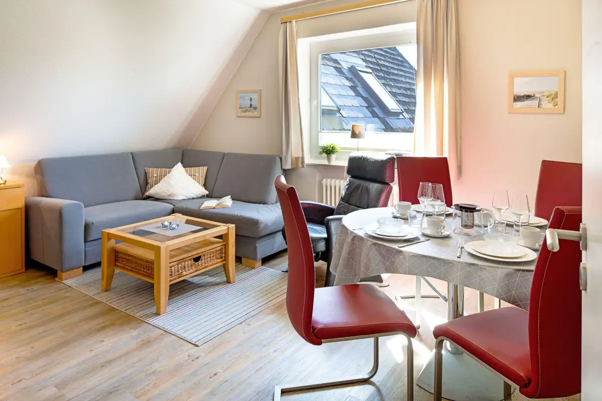 Ferienwohnung Sylt List Sommerfugl Wohnzimmer