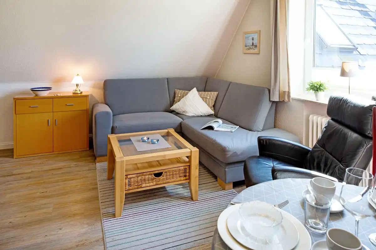 Ferienwohnung Sylt List Sommerfugl Wohnzimmer