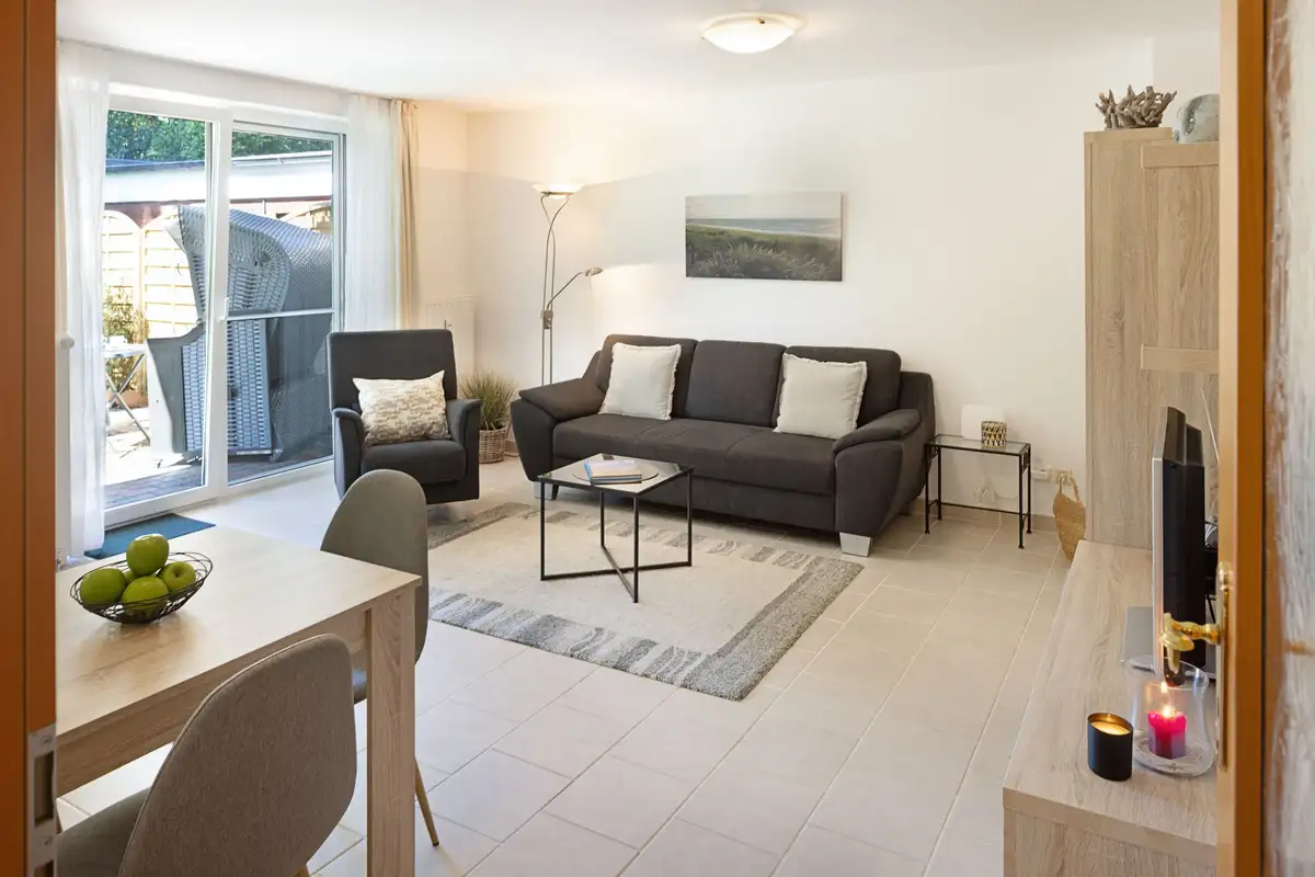 Ferienwohnung Sylt List Sommerwind Wohnzimmer