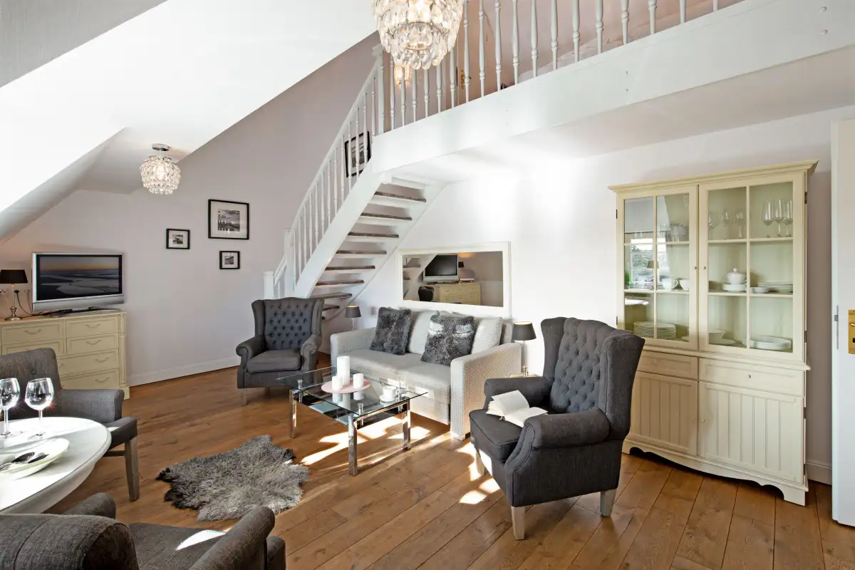 Ferienwohnung Sylt List Southend Wohnzimmer