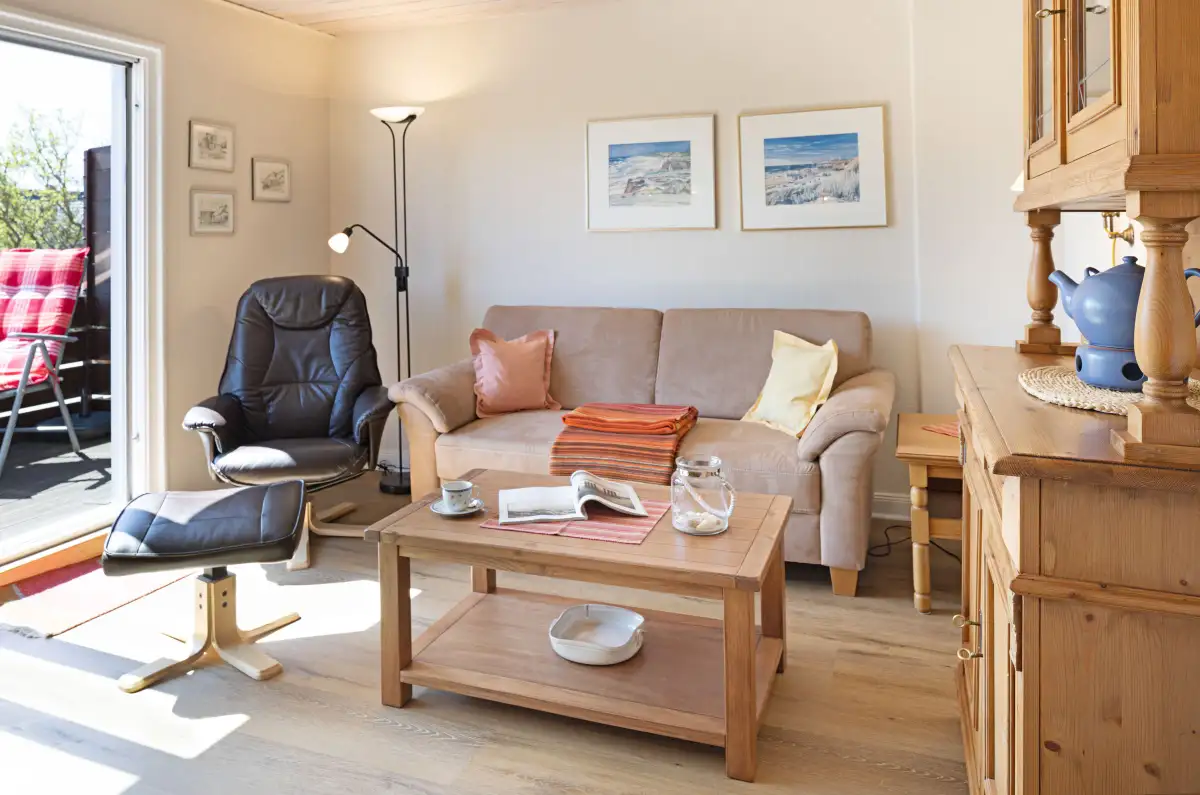 Ferienwohnung Sylt List Synni Wohnzimmer