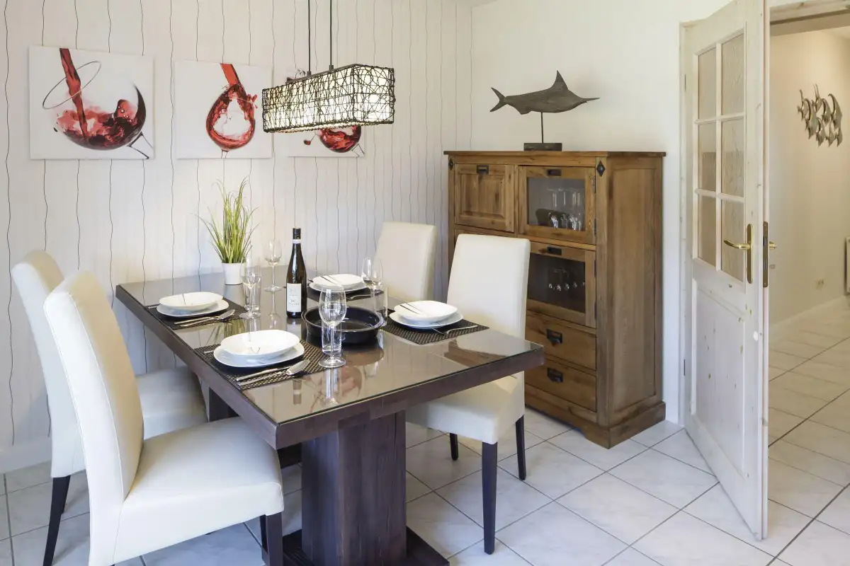 Ferienwohnung Sylt List Watt n Blick Esstisch